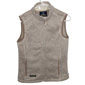 Simply Southern Tried & True Full Zip Sleeveless Vest Women's Size S
